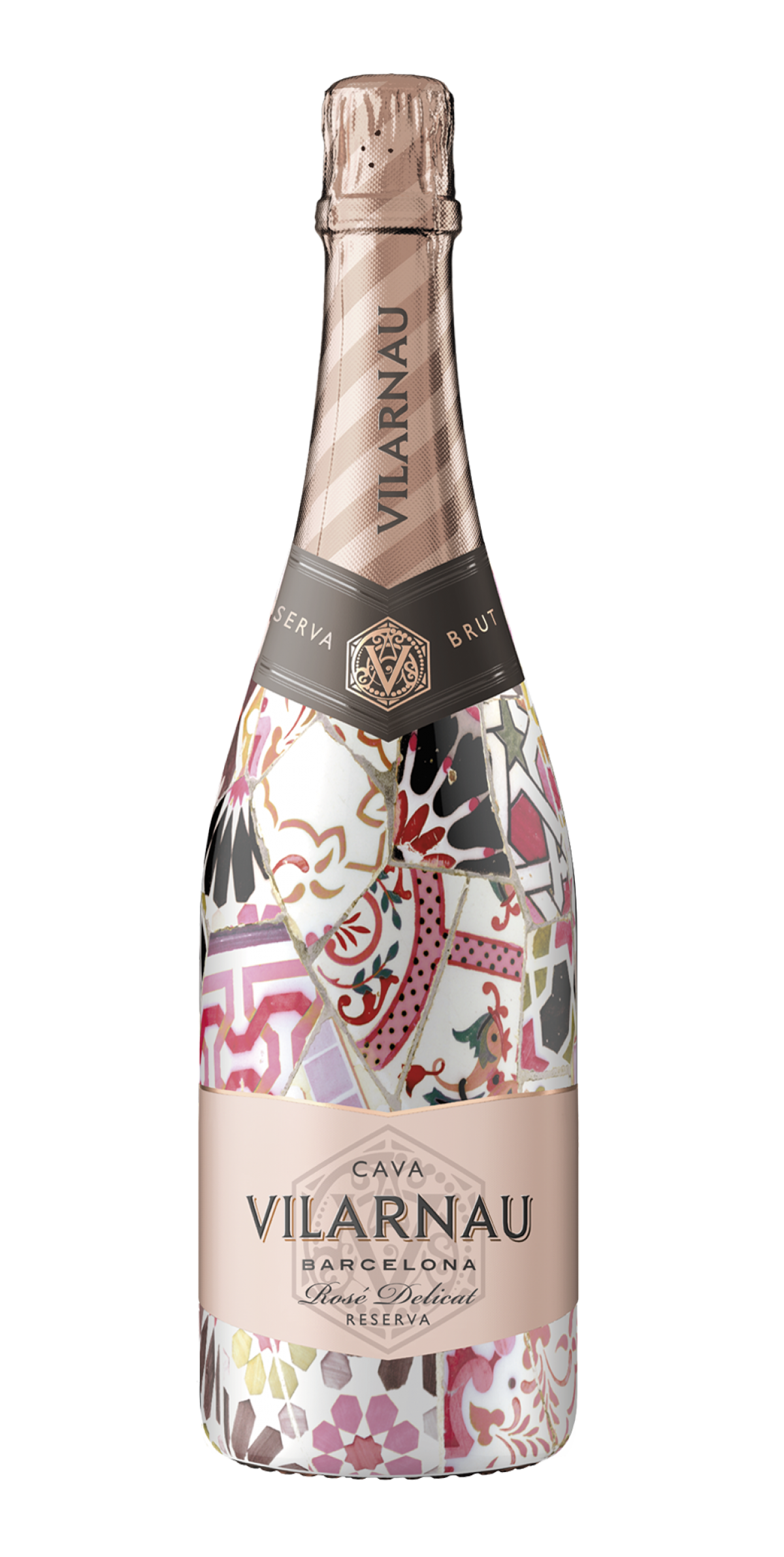 Vilarnau Brut Reserva Rosé Delicat Trecadís Sleever